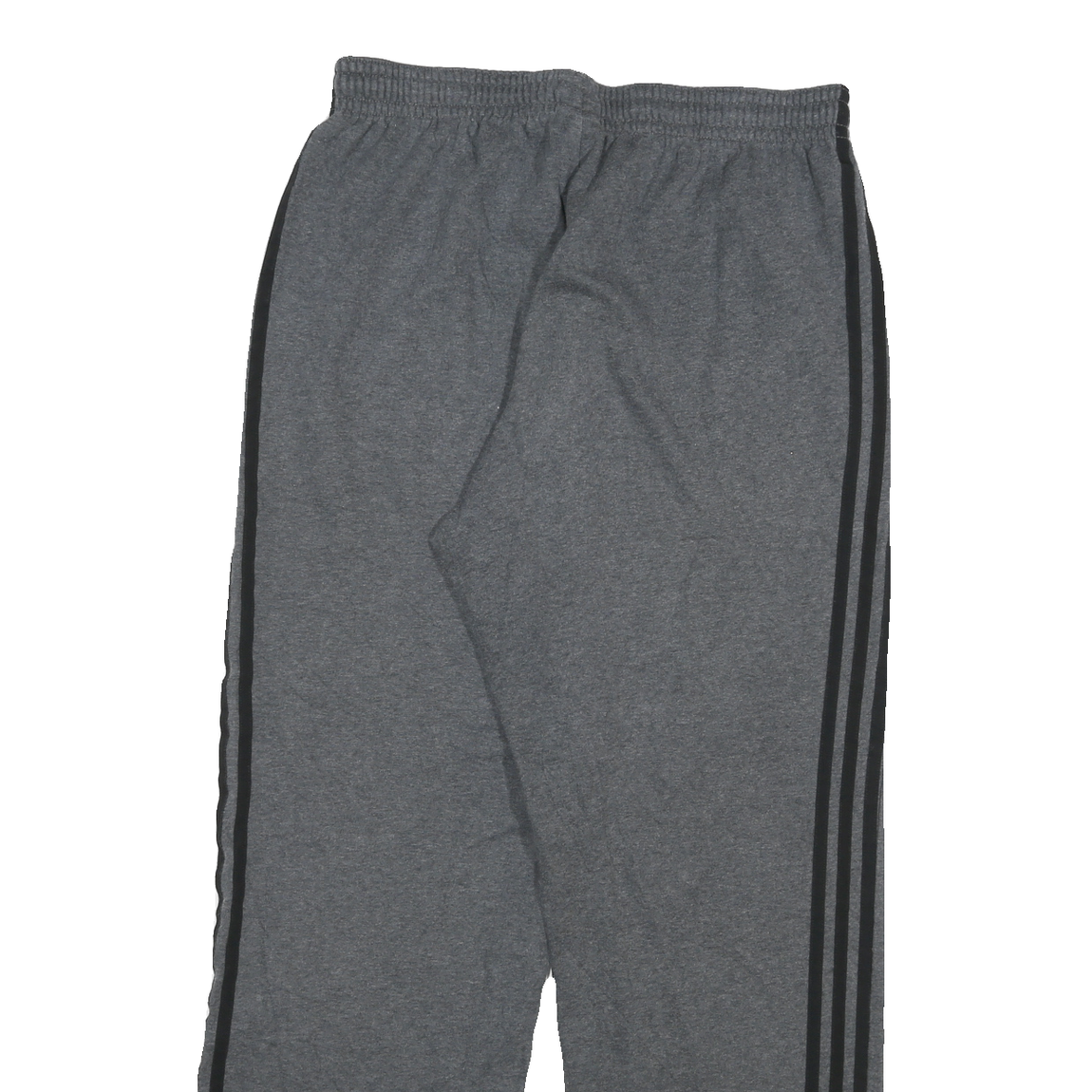 ADIDAS Mens Joggers Grey & Black Slim Straight L W30 L30 Casual Sportswear