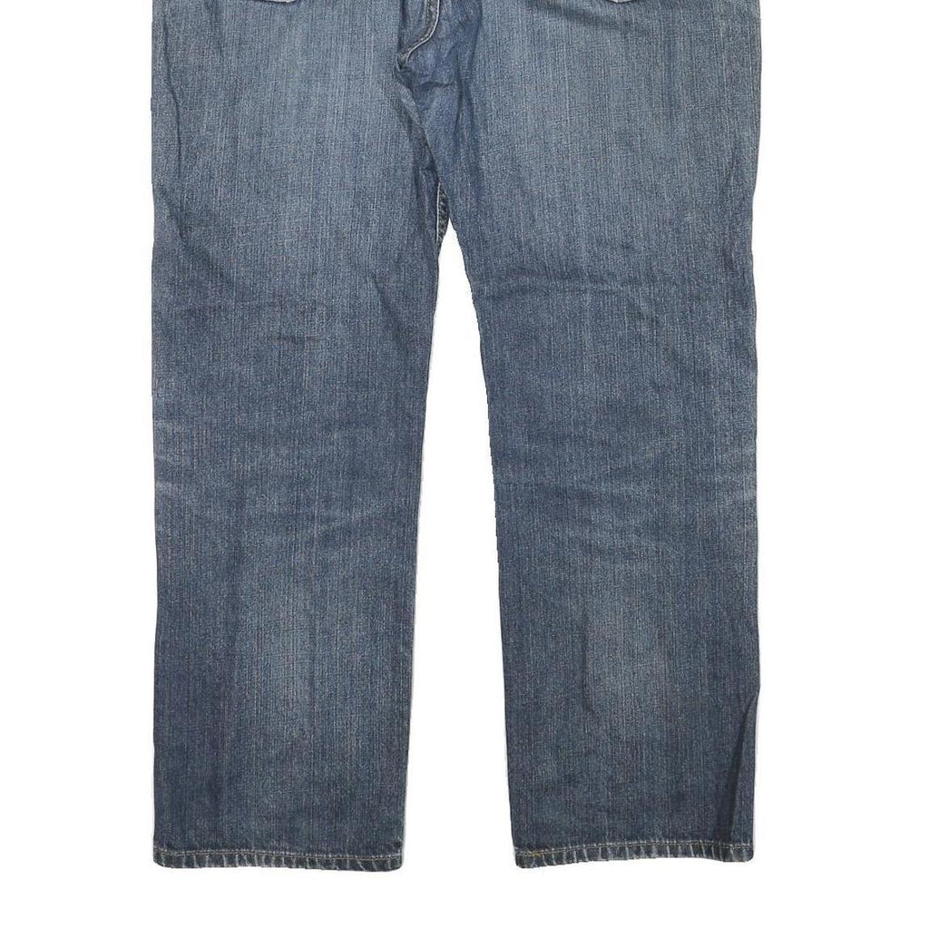 LEVI'S Mens Regular Blue Denim Straight Jeans W38 L29 Classic Cotton Blend Zip