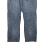 LEVI'S Mens Regular Blue Denim Straight Jeans W38 L29 Classic Cotton Blend Zip