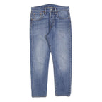 LEVI'S 501CT Mens Jeans Blue Classic Straight Denim Medium W29 L27 Button