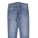 LEVI'S 501CT Mens Jeans Blue Classic Straight Denim Medium W29 L27 Button