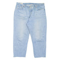 LEVI'S 501 BIG E Jeans Womens Blue Regular Straight Stone Wash W38 L25