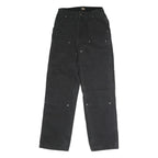 DICKIES Mens Black Regular Jeans Denim W26 L29 Workwear Button Closure