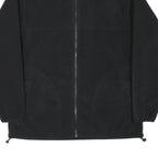 FASHION PROMO Mens Black Jacket L Polyester Blend Plain Zip Casual Outdoor