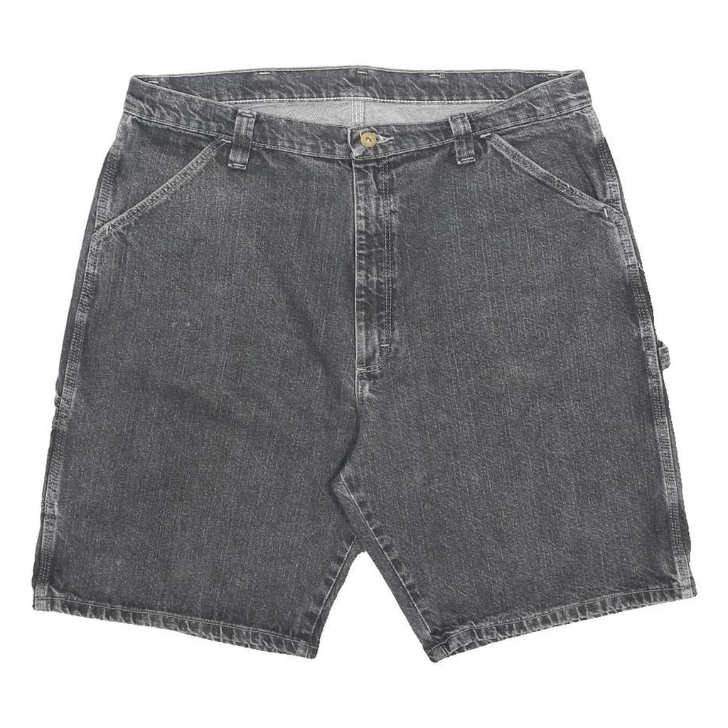 WRANGLER Mens Shorts Black Casual Cotton L W36 Carpenter Workwear Style