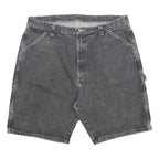 WRANGLER Mens Shorts Black Casual Cotton L W36 Carpenter Workwear Style