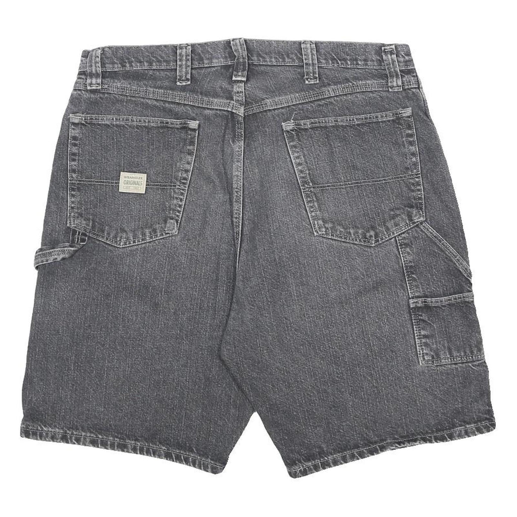 WRANGLER Mens Shorts Black Casual Cotton L W36 Carpenter Workwear Style