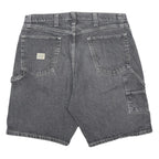 WRANGLER Mens Shorts Black Casual Cotton L W36 Carpenter Workwear Style