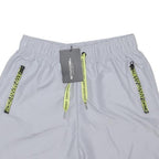 PRETTY LITTLE THING Womens Shorts White Casual UK 10 W28 Polyester Blend Zip