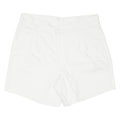 CEE-MEN Pleated Cut-Off Womens Casual Shorts White 90s M W31