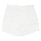 CEE-MEN Pleated Cut-Off Womens Casual Shorts White 90s M W31