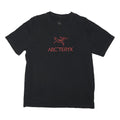 ARC'TERYX Mens Black Graphic T-Shirt S Short Sleeve Crew Neck Cotton Blend