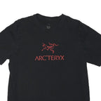 ARC'TERYX Mens Black Graphic T-Shirt S Short Sleeve Crew Neck Cotton Blend