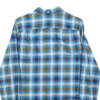 TOMMY HILFIGER Mens Blue & Green Checked Shirt XS Casual Button Up