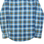 TOMMY HILFIGER Mens Blue & Green Checked Shirt XS Casual Button Up