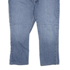 CARHARTT Mens Relaxed Blue Denim Jeans W48 L30 Zip Cotton Blend Workwear