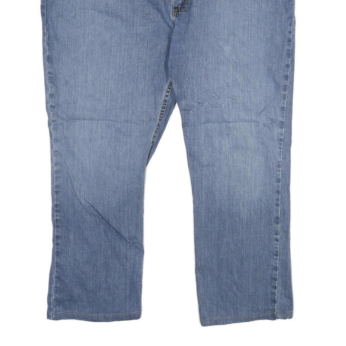 CARHARTT Mens Relaxed Blue Denim Jeans W48 L30 Zip Cotton Blend Workwear