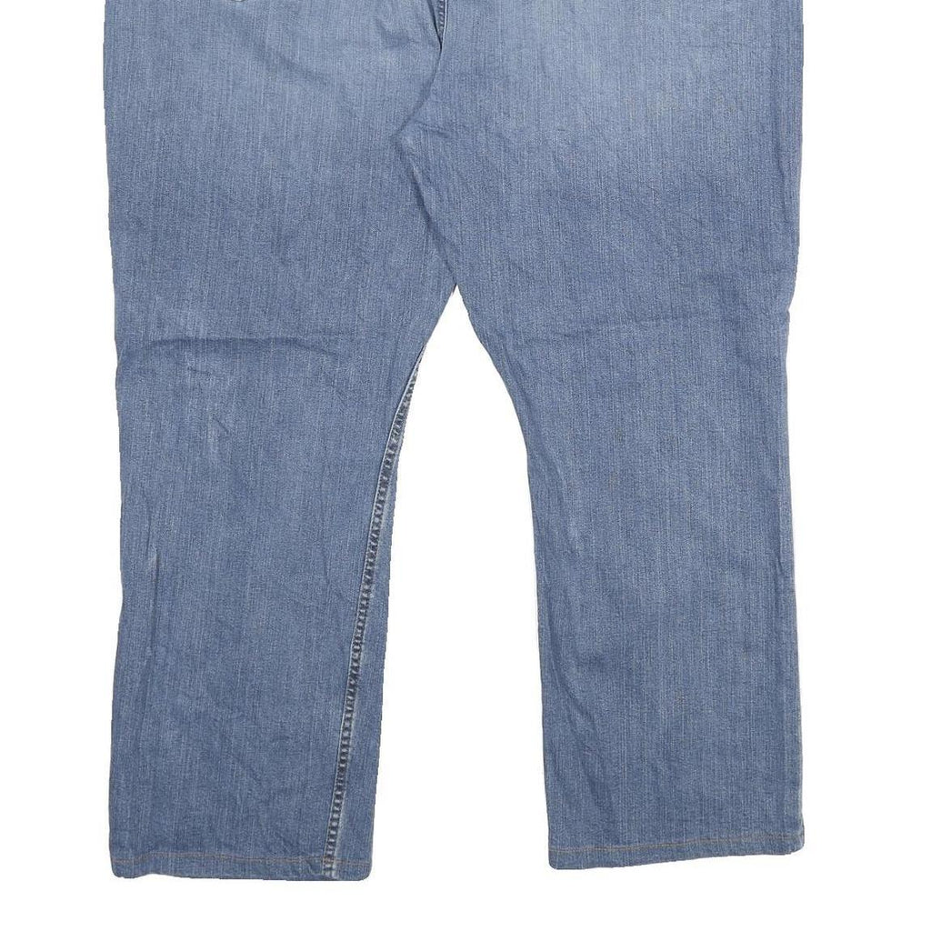 CARHARTT Mens Relaxed Blue Denim Jeans W48 L30 Zip Cotton Blend Workwear