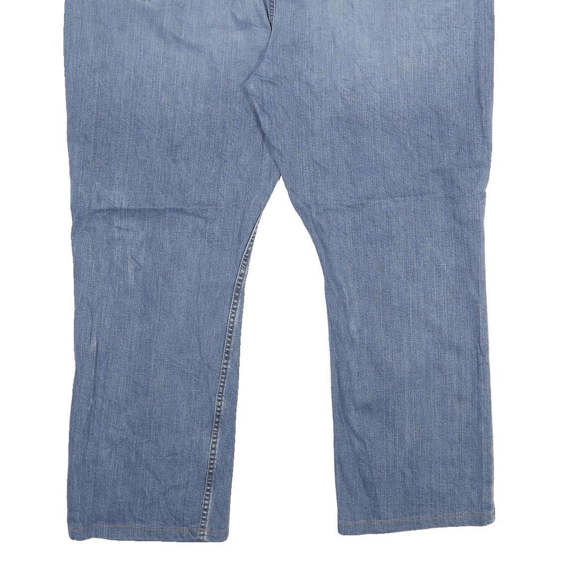 CARHARTT Mens Relaxed Blue Denim Jeans W48 L30 Zip Cotton Blend Workwear