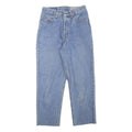 LEVI'S Womens Blue Regular Straight Denim Light W25 L24 Classic Button Jeans