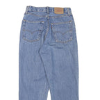 LEVI'S Womens Blue Regular Straight Denim Light W25 L24 Classic Button Jeans