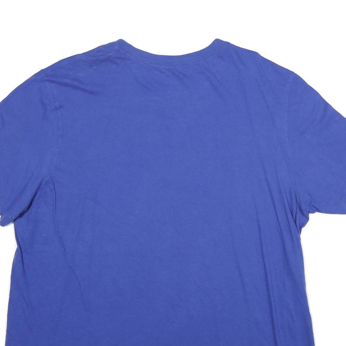 NIKE Mens Blue Amazin Mets Graphic T-Shirt XL Short Sleeve Crew Neck Cotton