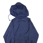 WOOLRICH Womens Navy Blue Outdoor Jacket M Polyester Blend Hooded Zip