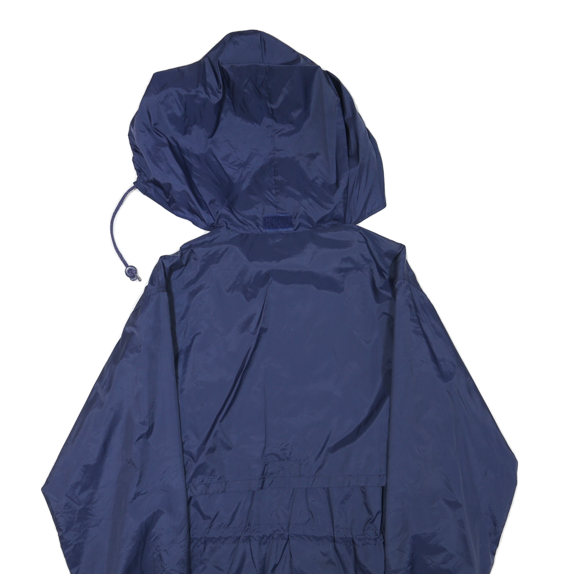 WOOLRICH Womens Navy Blue Outdoor Jacket M Polyester Blend Hooded Zip