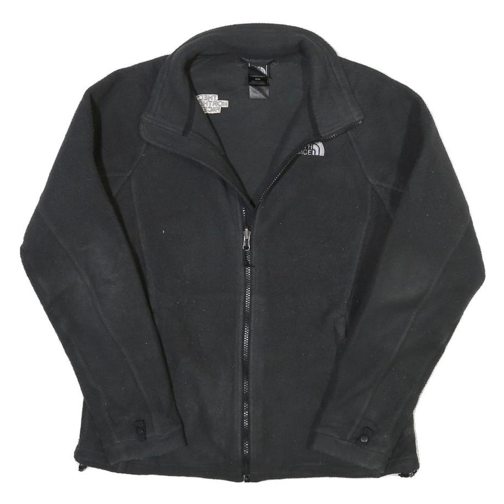 THE NORTH FACE Womens Black Jacket M Polyester Blend Plain Zip Outdoor Casual