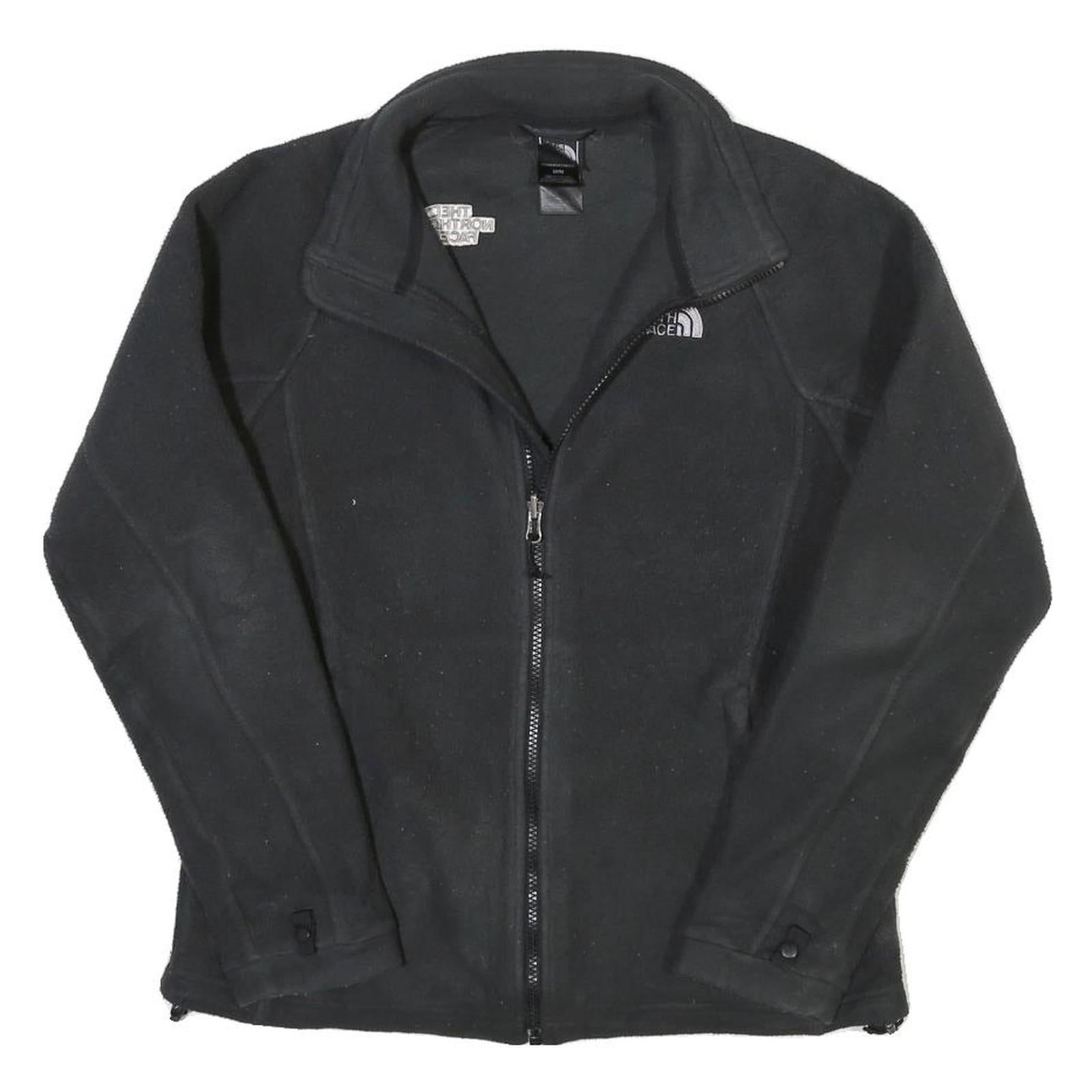 THE NORTH FACE Womens Black Jacket M Polyester Blend Plain Zip Outdoor Casual
