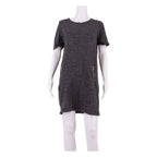 GAP Womens T-Shirt Dress Grey Short Sleeve Knee Length M
