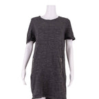 GAP Womens T-Shirt Dress Grey Short Sleeve Knee Length M
