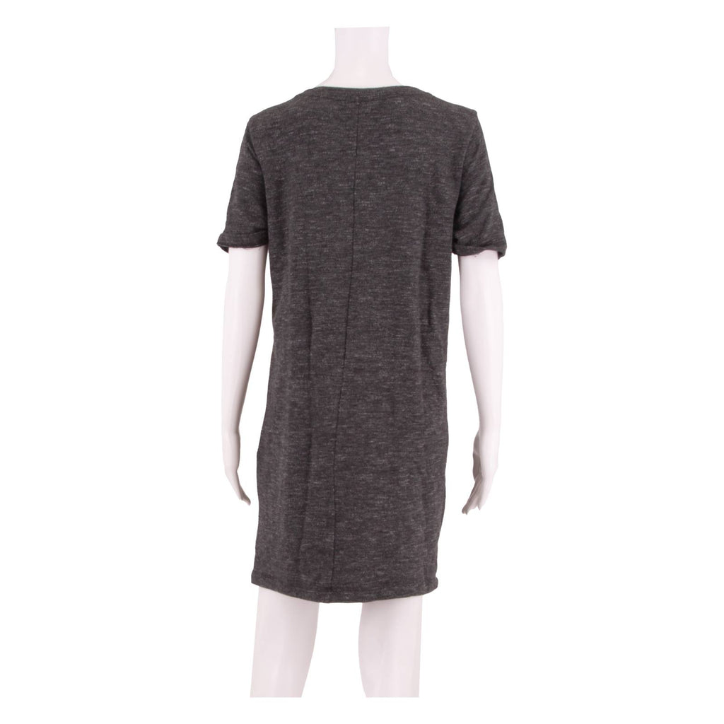 GAP Womens T-Shirt Dress Grey Short Sleeve Knee Length M