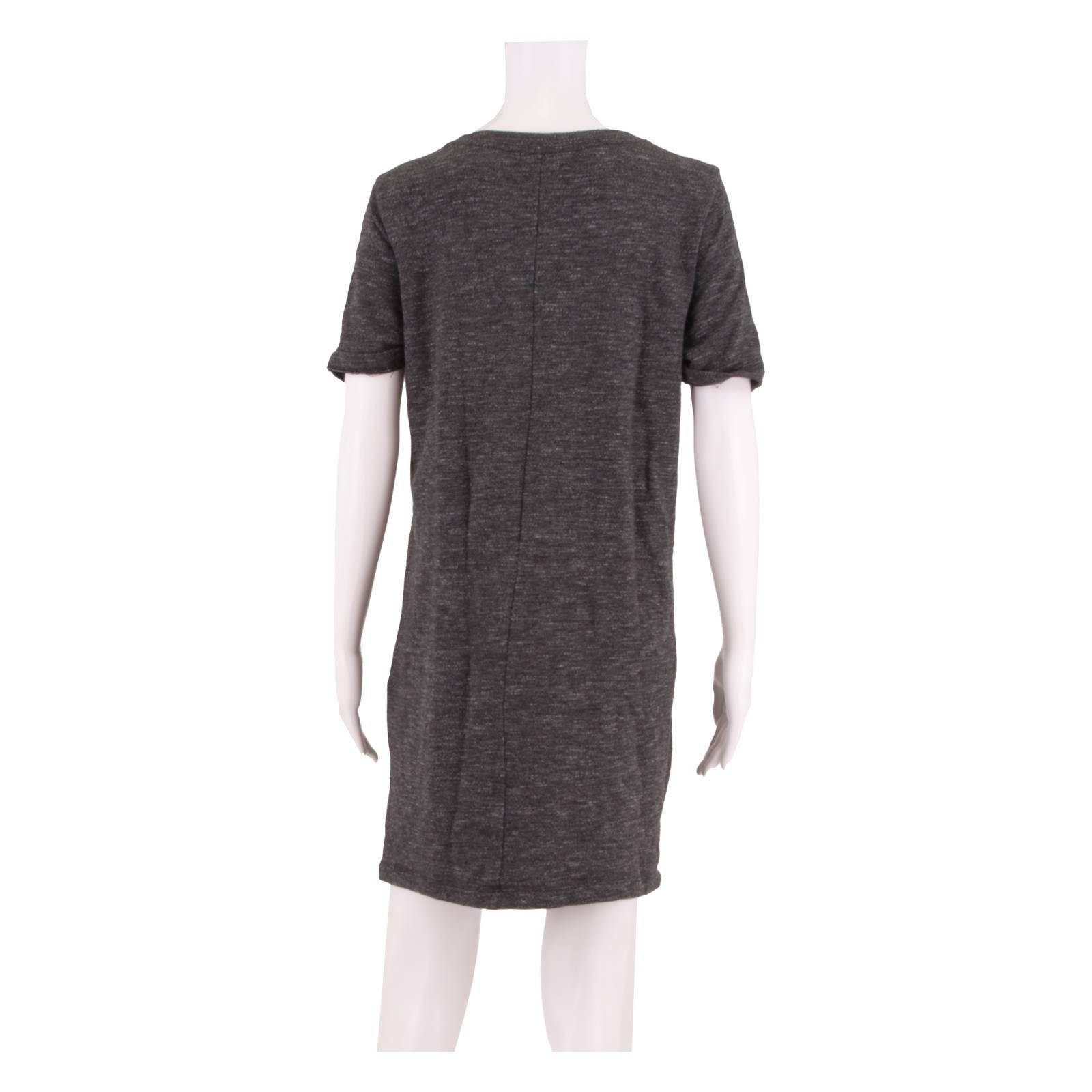 GAP Womens T-Shirt Dress Grey Short Sleeve Knee Length M