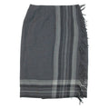 TALBOTS Womens Straight Skirt Grey Knee Length Wool Striped L