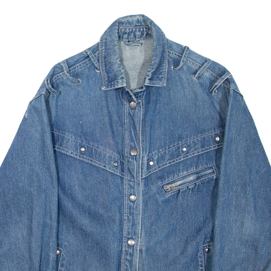 Womens Denim Jacket Blue L