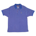 CHAPS RALPH LAUREN Mens Polo Shirt Blue Striped XL