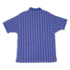 CHAPS RALPH LAUREN Mens Polo Shirt Blue Striped XL