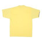 CAMP BEVERLY HILLS Mens Yellow T-Shirt M Short Sleeve Crew Neck Cotton Blend