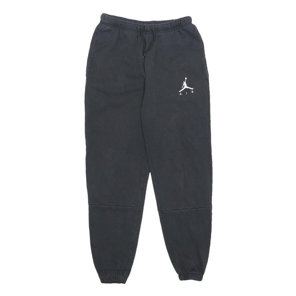 AIR JORDAN Mens Joggers Black S W25 L25 Slim Tapered Cotton Blend Casual