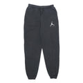 AIR JORDAN Mens Joggers Black S W25 L25 Slim Tapered Cotton Blend Casual