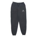 AIR JORDAN Mens Joggers Black S W25 L25 Slim Tapered Cotton Blend Casual