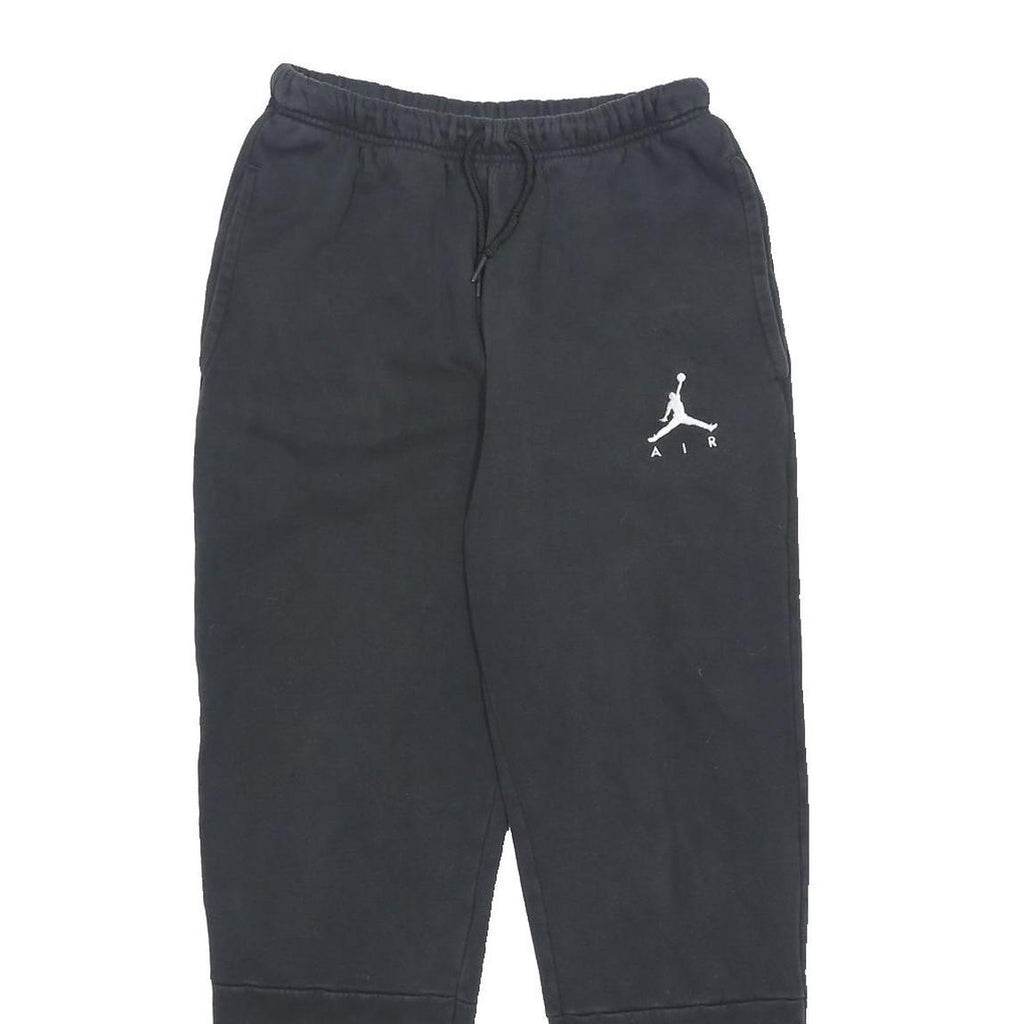 AIR JORDAN Mens Joggers Black S W25 L25 Slim Tapered Cotton Blend Casual
