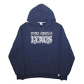 RUSSELL ATHLETIC Mens Navy Lynden Christian Lyncs Pullover Hoodie L