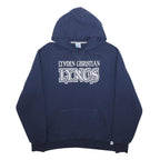 RUSSELL ATHLETIC Mens Navy Lynden Christian Lyncs Pullover Hoodie L