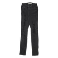 LEVI'S 721 Womens Slim Black Denim Light Woven Jeans W22 L28 Distressed