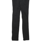 LEVI'S 721 Womens Slim Black Denim Light Woven Jeans W22 L28 Distressed