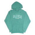 U.S. VINTAGE Womens Green Bald Head Island Pullover Hoodie S Casual Cotton Blend