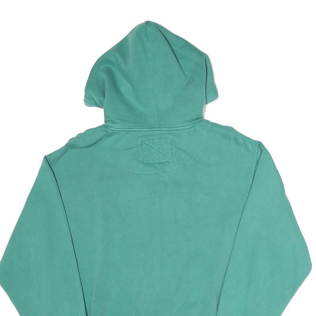 U.S. VINTAGE Womens Green Bald Head Island Pullover Hoodie S Casual Cotton Blend