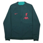 NIKE Mens Green LFC AXA Training Jacket M Polyester Zip Plain Liverpool FC